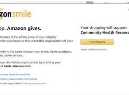 Amazon Smile Screenshot website